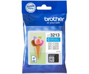 Cartucho tinta brother lc3213c cian 400 paginas