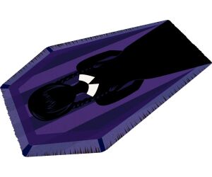 Felpudo 60x40 cm dark side wednesday