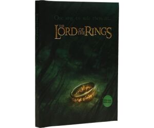 Libreta sd toys el señor de los anillos un anillo para gobernarlos a todos con luz