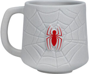 Taza 3d paladone marvel telaraña y logo spider - man 350 ml