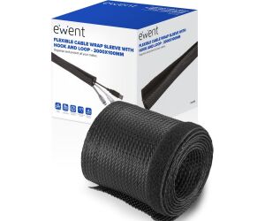 Manguito flexible con velcro ewent ew1558 2000x100mm