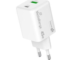 Cargador Mediarange Dual Usb-a Y Usb-c 45w