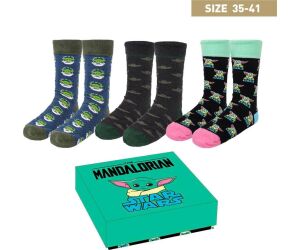 Pack calcetines 3 piezas cerdá star wars the mandalorian the child talla 36 - 41