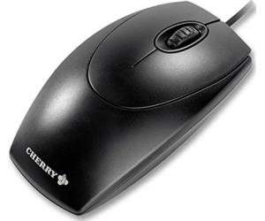 Cherry Ratón óptico Negro PS/2-USB