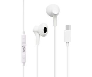 Auriculares  Micro Cool Stereo Tipo-c White