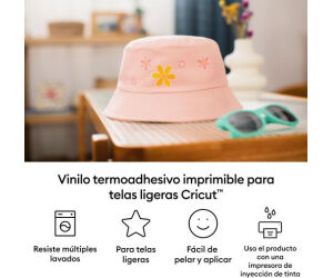 Cricut Printable Iron-on For Bright Fabric A4 - 5 Sheets