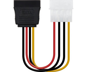 Cable alimentación MOLEX-SATA 0.15m.
