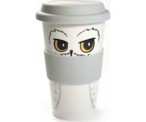 Vaso de viaje half moon bay harry potter hedwig
