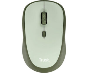 Ratón Mini Inalámbrico Trust Yvi+ Silent/ Hasta 1600 DPI/ Verde