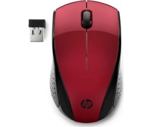 Raton inalambrico hp optico wireless 220 rojo