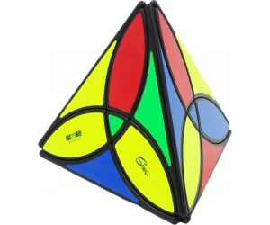 Cubo de rubik qiyi clover pyraminx negro