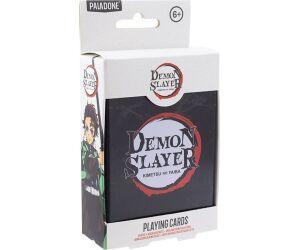Baraja de cartas en caja metálica paladone demon slayer kimetsu no yaiba