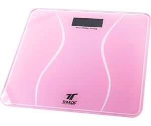Bascula de baño thulos th - bd119 rosa carga maxima 180kg