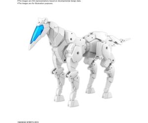 Vehiculo expansion bandai hobby 30mm exa - vehicle horse mecha ver. blanco