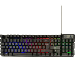 Teclado Gaming Ewent Pt Usb Retroiluminado Membrana Negro