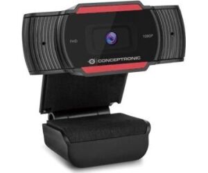 Webcam fhd conceptronic amdis04r - 1080p -  usb - 30 fps - angulo vision 65º - foco fijo - microfono integrado