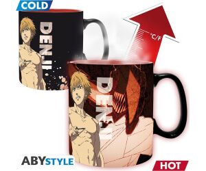 Taza termica abystyle chainsaw man denki y aki 460ml