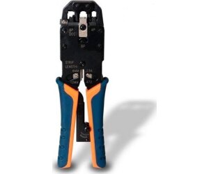 Crimpadora Metálica de Carraca Aisens A142-0311 para RJ10-RJ11-RJ12-RJ45