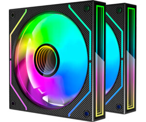 Pack 2 Ventiladores Mars Gaming MF-3DPROX2/ 12cm/ ARGB