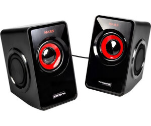Altavoces Mars Gaming MS1/ 10W/ 2.0/ Rojos