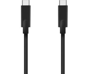 Cable USB 3.2 Tipo-C Aisens A107-0706 5GBPS 3A 60W/ USB Tipo-C Macho - USB Tipo-C Macho/ Hasta 60W/ 5Gbps/ 4m/ Negro