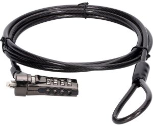 Cable seguridad conceptronic combinacion 4 digitos para portatiles 1.8m