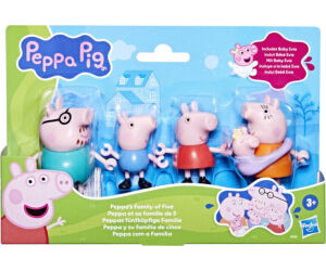 Pepa pig peppas family pack 5 figuras