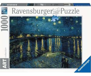 Puzzle ravensburger van gogh: noche estrellada 1000 piezas