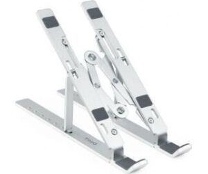 Soporte Elevador Portatil/tablet/libro Tqlrs0033-al 11"-15" Plata