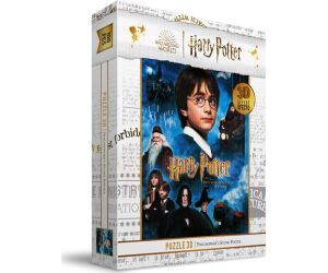 Puzzle 100 efecto 3d poster piedra filosofal harry potter