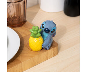 Set salero y pimentero disney stitch  y piña 7 cm