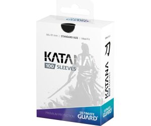 Fundas ultimate guard katana sleeves tamaño estándar negro