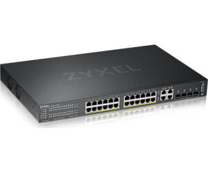Zyxel GS2220-28HP-EU0101F switch Gestionado L2 Gigabit Ethernet (10/100/1000) Energía sobre Ethernet (PoE) Negro