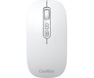 Coolbox Ratón W02-IA Inalámbrico RF+BT Blanco