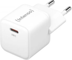 Cargador pared intenso gan w30c usb tipo c blanco