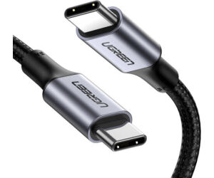 Ugreen 70427 cable USB USB 2.0 1 m USB C Negro, Plata