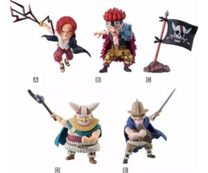 Figura banpresto one piece world collectable figure red hair pirates 02