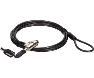Cable seguridad para portatiles 1.8m conceptronic por llave