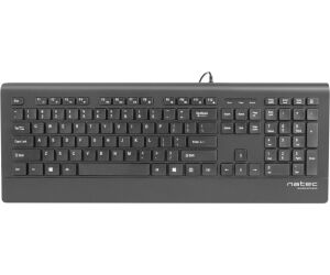 Teclado Natec Barracuda Slim Usb Negro