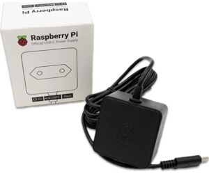 Fuente de alimentacion cargador raspberry pi 4 usb c 15.3w color negro