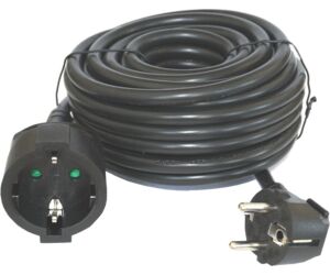 Prolongador de corriente silver electrics m - 3x 1.5mm - 250v - 16a - 3.500w negro