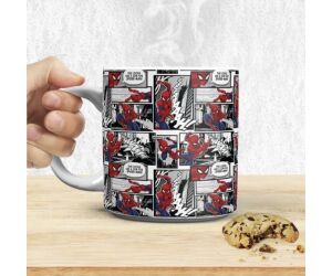 Taza xl paladone spider - man página de comic