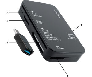 Lector Tarjetas Externo + Adaptador Coolbox