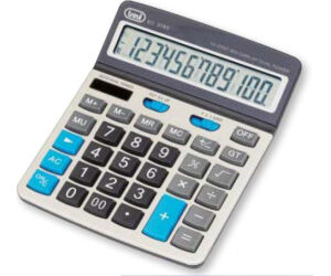Calculadora Trevi Ec 3780 12c Desk Electronic Calculator Silver