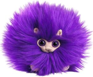 Peluche the noble collection harry potter animales fantasticos pygmy puff purpura