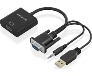 Aisens Conversor SVGA/M+JACK3.5/M+USB A/M HDMI/H