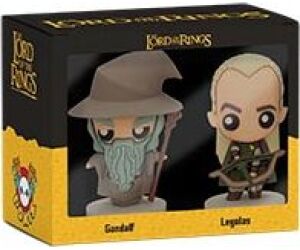 Set 2 figuras sd toys pokis el señor de los anillos gandalf y legolas