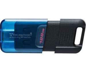 Kingston Technology DataTraveler 80 unidad flash USB 128 GB USB Tipo C 3.2 Gen 1 (3.1 Gen 1) Negro, Azul