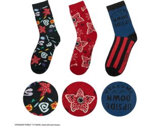 Pack 3 pares de calcetines cinereplicas stranger things
