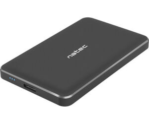 Caja externa natec oyster pro disco duro 25 pulgadas pulgadas usb 3.0 sata aluminio